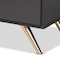 Baxton Studio Kelson Modern and Contemporary Dark Grey and Gold Finished Wood 5-Drawer Chest 189-11575-ZORO - alternate 9